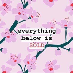 Everything below is sold